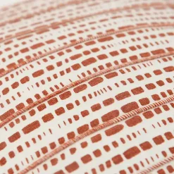 Pillows>Kirklands Home Terracotta Dash Print Throw Pillow