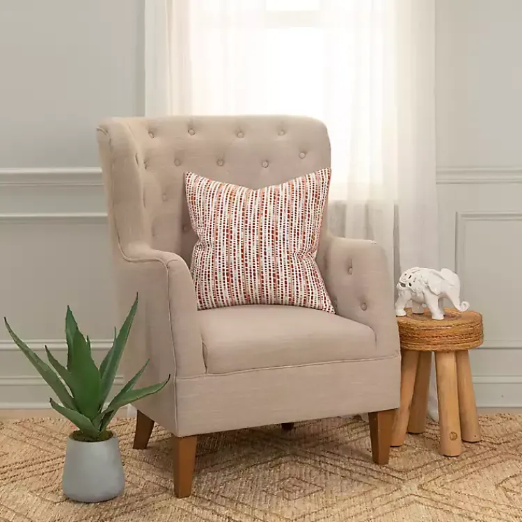 Pillows>Kirklands Home Terracotta Dash Print Throw Pillow