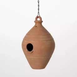 Kirklands Home Terracotta Honey Pot Bird Feeder Brown Best