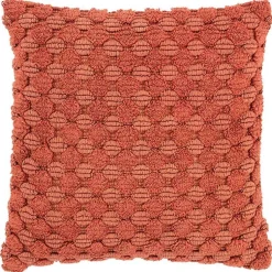 Pillows>Kirklands Home Terracotta Looped Cotton Throw Pillow Orange
