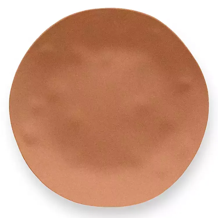 Kirklands Home Terracotta Melamine Santal Dinner Plates, Set of 6 Orange Online