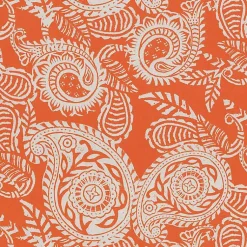 Kirklands Home Terracotta Paisley Outdoor Seat Cushions, Set of 2 Online