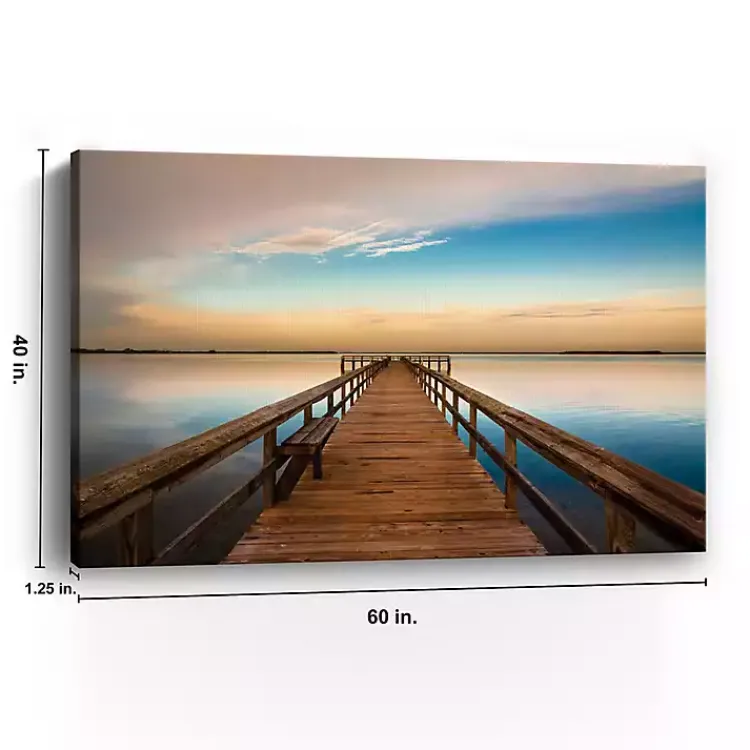Kirklands Home Terre Ceia Bay Canvas Art Print, 60x40 in. Hot