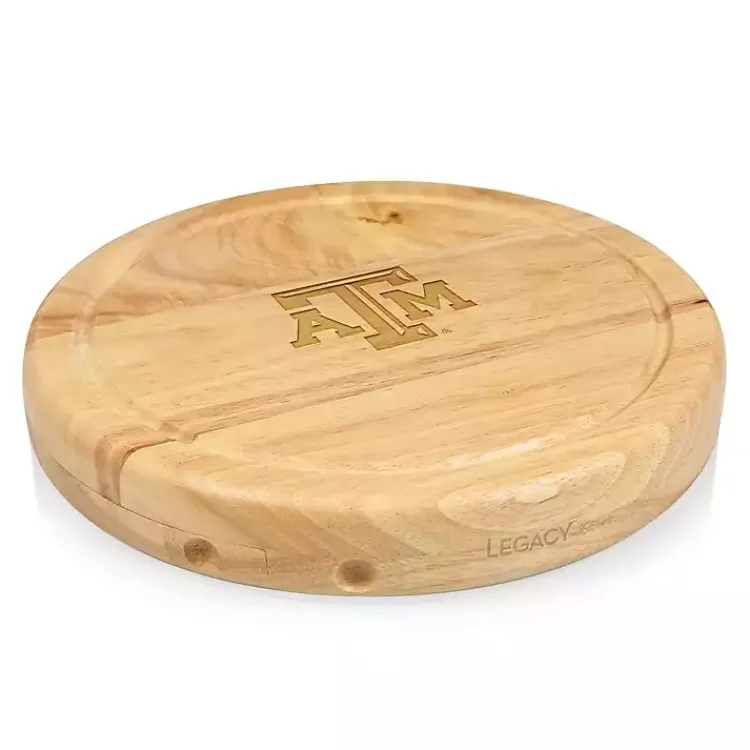 Kirklands Home Texas A&M University Cheese Board and Tool Set Tan