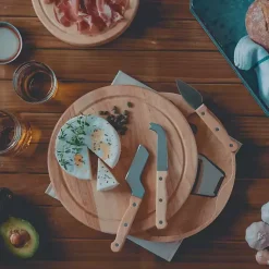 Kirklands Home Texas A&M University Cheese Board and Tool Set Tan