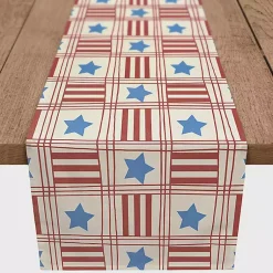 Kirklands Home 4th of July Stars & Stripes Table Runner, 90 in. New