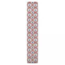 Kirklands Home 4th of July Stars & Stripes Table Runner, 90 in. New