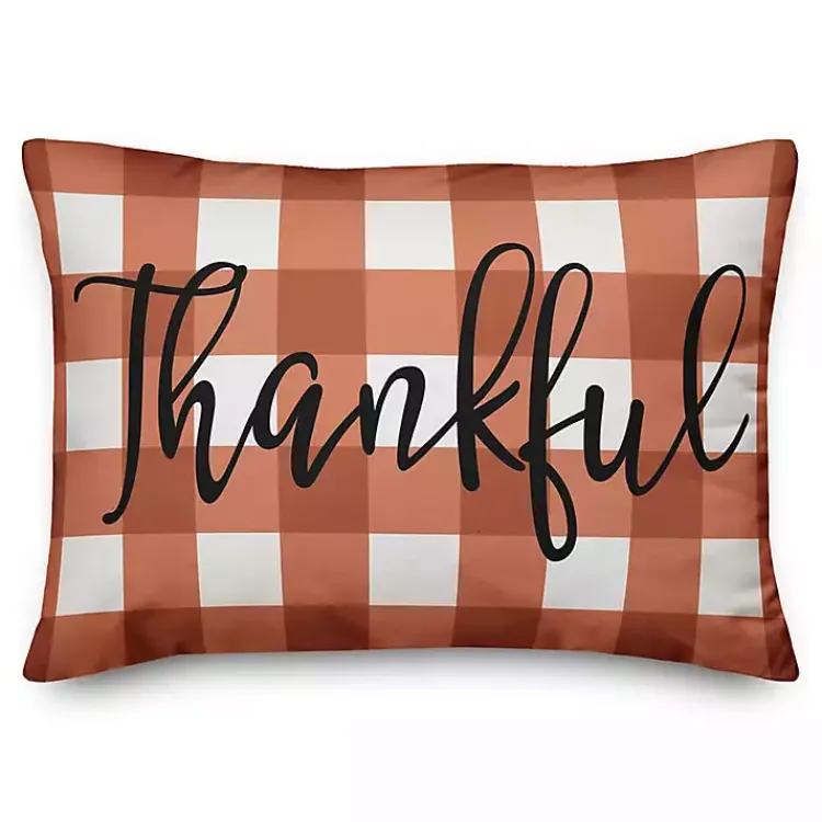 Fall>Kirklands Home Thankful and Blessed Double Sided Accent Pillow