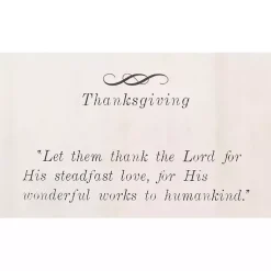 Fall>Kirklands Home Thanksgiving Blessing Framed Wall Plaque White