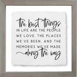 Kirklands Home The Best Things in Life Wall Plaque Clearance