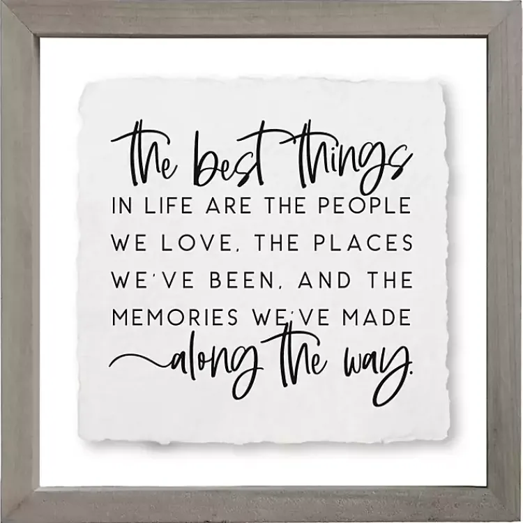 Kirklands Home The Best Things in Life Wall Plaque Clearance