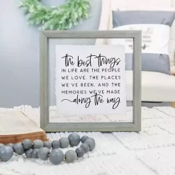 Kirklands Home The Best Things in Life Wall Plaque Clearance