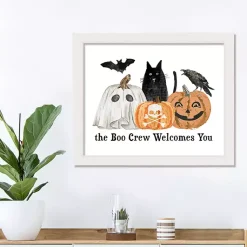 Halloween>Kirklands Home The Boo Crew Framed Canvas Art Print