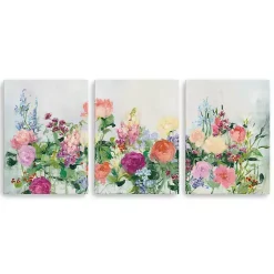 Kirklands Home The Cutting Garden 3-pc. Canvas Art Print Set Multi Online