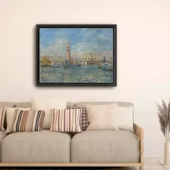 Kirklands Home The Doge's Palace, Venice Canvas Art Print, 32x42 Blue Hot
