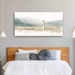 Kirklands Home The Good Shepherd Canvas Art Print, 60x30 in. New