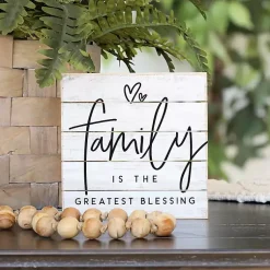 Kirklands Home The Greatest Blessing Wood Wall Plaque White Sale
