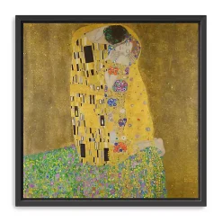 Kirklands Home The Kiss Framed Canvas Art Print, 40x40 in.