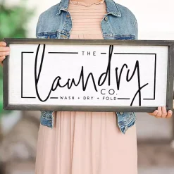 Kirklands Home The Laundry Co. Wall Plaque Hot