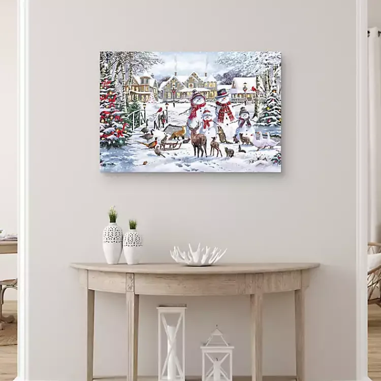 Christmas Art & Wall Decor>Kirklands Home The Magic of Christmas Canvas Art Print