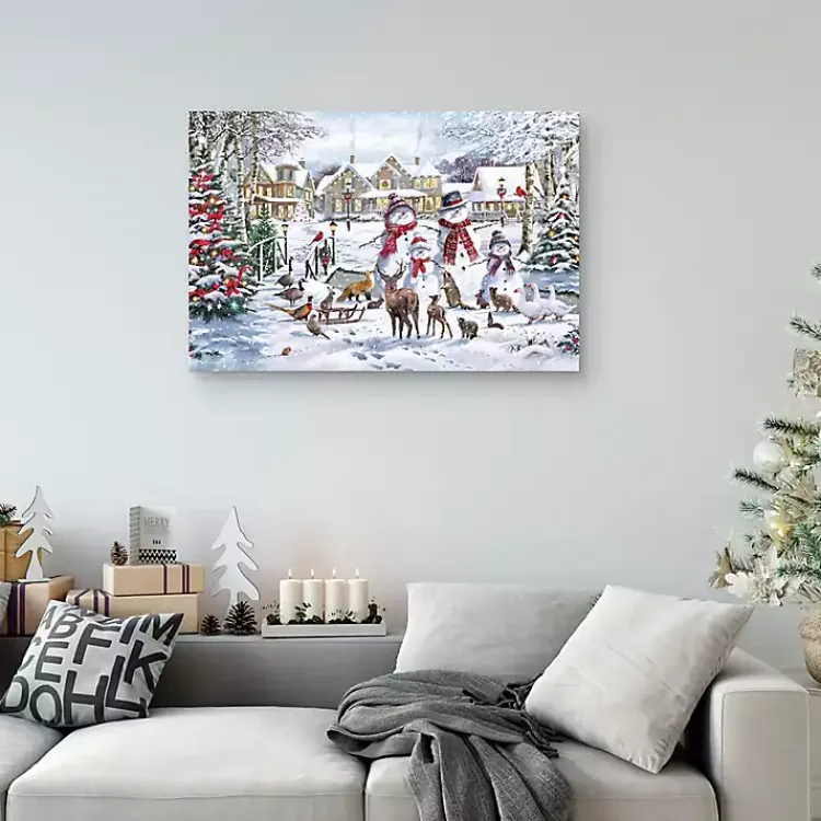 Christmas Art & Wall Decor>Kirklands Home The Magic of Christmas Canvas Art Print