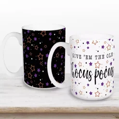 Halloween>Kirklands Home The Ole Hocus Pocus Halloween Mugs, Set of 2
