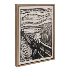 Kirklands Home The Scream Framed Canvas Art Print Sale