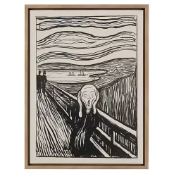 Kirklands Home The Scream Framed Canvas Art Print Sale