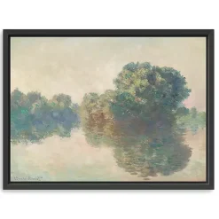 Kirklands Home The Seine at Giverny Framed Canvas Art Print New
