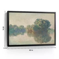 Kirklands Home The Seine at Giverny Framed Canvas Art Print New