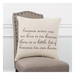 Pillows>Kirklands Home There Is A Little Bit Of Heaven In Our Home Pillow