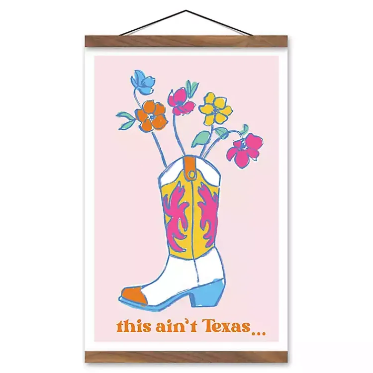 Kirklands Home This Ain't Texas Cowboy Boot Hanging Wall Sign Discount