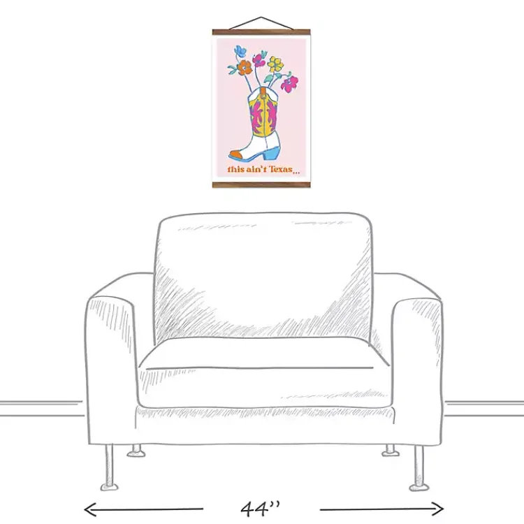 Kirklands Home This Ain't Texas Cowboy Boot Hanging Wall Sign Discount