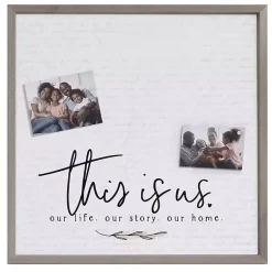 Kirklands Home This is Us Framed Magnetic Board Gray Sale