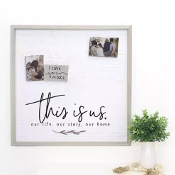Kirklands Home This is Us Framed Magnetic Board Gray Sale