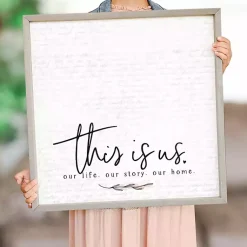 Kirklands Home This is Us Framed Magnetic Board Gray Sale