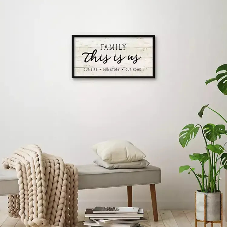 Kirklands Home This Is Us Wooden Wall Plaque Tan Hot