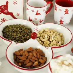 Kirklands Home Three-Section Christmas Serving Platter Sale