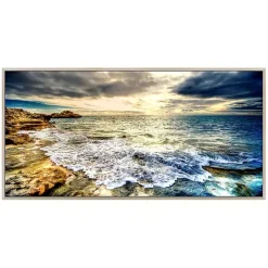 Kirklands Home Tidal Motion Framed Tempered Glass Print Sale