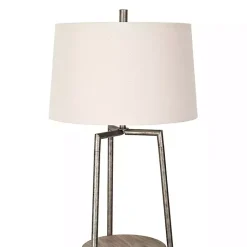 Kirklands Home 3-Tier Shelf Floor Lamp White Clearance
