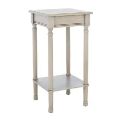 Kirklands Home Tilley Beige Classic Square Accent Table Tan Best