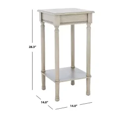 Kirklands Home Tilley Beige Classic Square Accent Table Tan Best