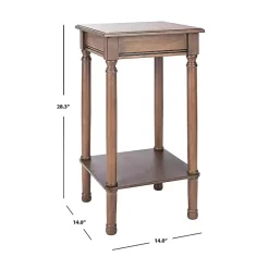 Kirklands Home Tilley Classic Square Accent Table Brown Online