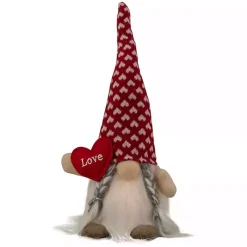 Valentines Day Decorations>Kirklands Home Tiny Hearts LED Love Valentine Gnome