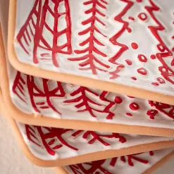 Christmas Dining & Entertaining>Kirklands Home Tis the Season Christmas Snack Plates, Set of 4