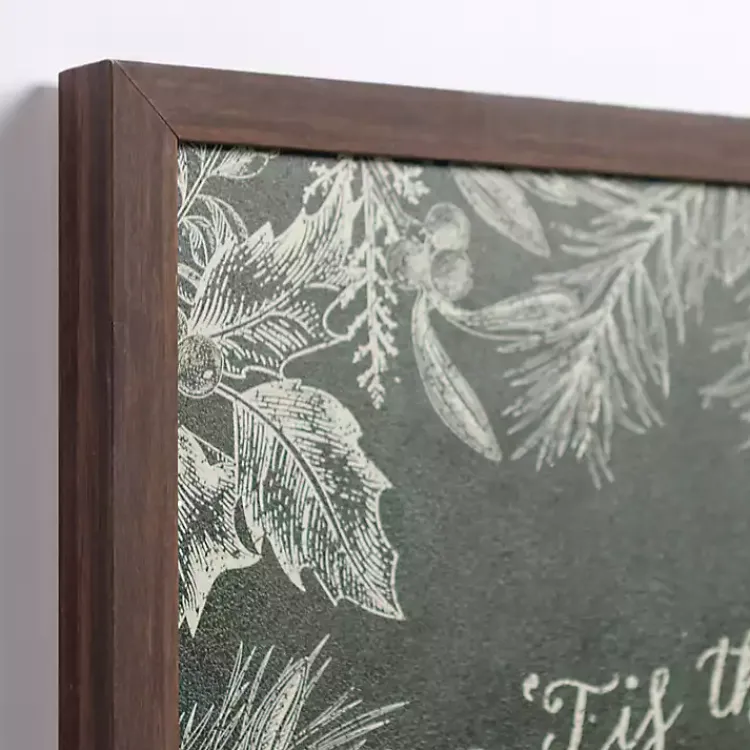 Christmas Art & Wall Decor>Kirklands Home Tis the Season to be Jolly Framed Wall Plaque