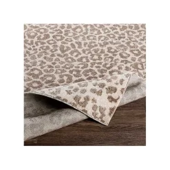 Kirklands Home Toasted Brown Cheetah Print Area Rug, 7x10 Hot