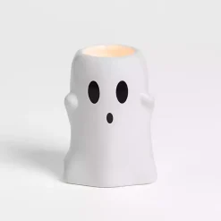 Candles>Kirklands Home Toasted Marshmallow Ghost Jar Candle White