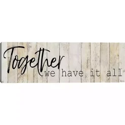 Kirklands Home Together Canvas Art Print Clearance