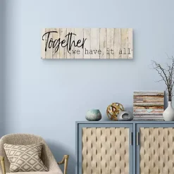 Kirklands Home Together Canvas Art Print Clearance